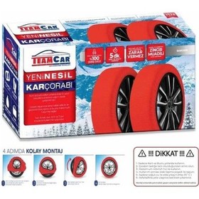 Resim Kar Çorabı Large Ebat Yeni Nesil Kolay Montaj Zincir Muadili 