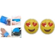 Resim TeknoKapsül Kalpli̇ Şeki̇lli̇ Cep Sobasi,el Isitici,2 Adet Sicak Su Torbasi Pvc 9cm 
