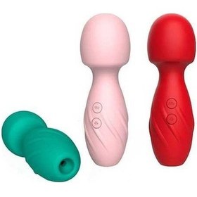 Resim Tysm Şık Mikrofon Masaj Çubuğu, 10 Frekans Titreşimli, Siyah/kırmızı/pembe/yeşil, 145x47x13mm, Ipx6, Usb Şarjlı Çok Renkli 