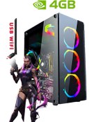 Resim DMC N86x (PUBG,GTA 5) Ryzen 5 3600 16gb Ram,500gb Hdd,256gb M.2,gt740 4gb.oyuncu Masaüstü Bilgisayar 