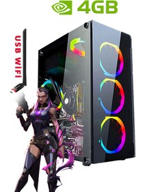 Resim DMC N86x (PUBG,GTA 5) Ryzen 5 3600 16gb Ram,500gb Hdd,256gb M.2,gt740 4gb.oyuncu Masaüstü Bilgisayar 