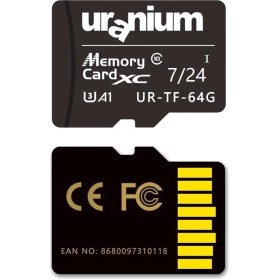 Resim Nil Avm 64GB Uranıum UR-TF-64G Mıcro Sd Card U3 7/24 Surveıllance 100/40MBS Industrıal Hafıza Kartı (3 Yıl G 