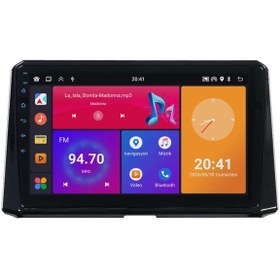 Resim Carvocal Toyota Corolla Android Multimedya Sistemi (2019-2024) CRV4552XP 