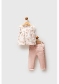 Resim U.s. Polo Assn Kız Bebek Beyaz Takım Usb2634-c-v1 Beyaz 