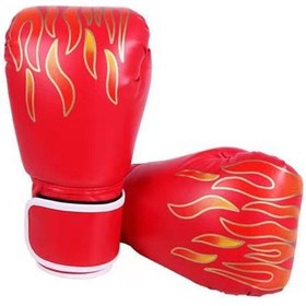 Resim Suntek Boks Eldiveni, Profesyonel Dövüş Kırmızı-yetişkin Kırmızı Yetişkin Kırmızı 