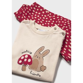 Resim Mayoral Kışlık Kız Bebek Pijama Set Bej - Bej / 4 Yaş 