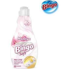 Resim Bingo Soft Konsantre Çamaşır Yumuşatıcısı Manolya 4 x 1440 ML 