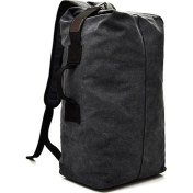 Resim Alien Outdoor Sports Süper Büyük Kanvas Seyahat Sırt Çantası, Yürüyüş Kamp Sırt Çantası, Dizüstü Bilgisayar, Dizüstü Bilgisayar Omuz Çantası, Boyut: L-Siyah (Yurt Dışından) 