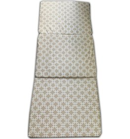 Resim Katlanır Yer Yatağı Ve Tek Kişilik Sünger Katlanır Minder Yatak 70x180 Cm 6 Cm-krem Zincir 
