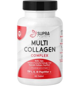 Resim Supra Protein Multi Collagen Complex 60 Tablet- 5 Tip Kolajen 