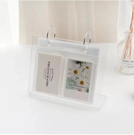 Resim Liangmei 64 Cepler 3 "l-şekil Fotoğraf Çerçevesi Akrilik Şeffaf 