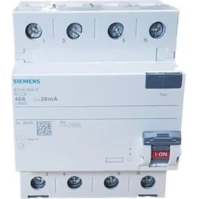 Resim Siemens 4X40A 30MA Kaçak Akım Rölesi Sıemens 