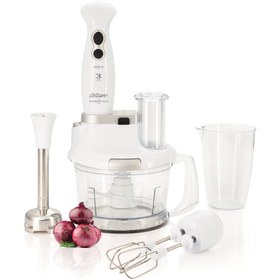 Resim woodhub Çok Amaçlı Mutfak Robotu ve Blender Seti Beyaz Renk 