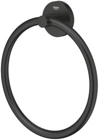 Resim Grohe Essentials Halka Havluluk Mat Siyah - 1024612430 