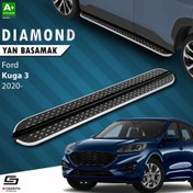 Resim S-Dizayn Ford Kuga 3 Diamond Krom Yan Basamak 183 Cm 2020 Üzeri 