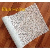 Resim Style Pvc Dantel Raf Örtüsü Kaymaz Raf Dolap Ve Çekmeçe Örtüsü Eni: 50 Cm X 1 Mt -beyaz Gül 