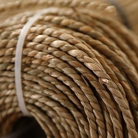 Resim 1 adet 2-Strand 5-6mm Su Yaprak Kordon Tamir Malzemesi, 5m Uzunluk, Doğal Bej Renk, Mobilya ve Ev Dekorasyonu için Dayanıklı ve Esnek, El Sanatları için Kordon, Mobilya Tamiri, Dekoratif Kordon, Doğal Lif Kordon 