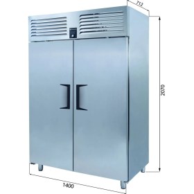 Resim Galleyz Dik Tip Buzdolabı - 2 Kapılı - 140X77XX210 cm 