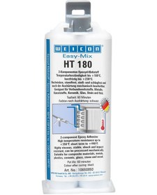 Resim Weicon Easy-Mix Ht 180 Yapıştırıcı 50 Ml Siyah 