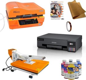 Resim 3D ve A3 Pres Transfer Baskı Seti 