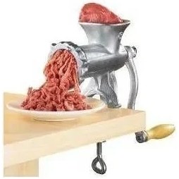 Resim Sb Shopping Lounge Tuğra Döküm Metal Kıyma Makinesi No:10 - Ev Yapımı Kıymanın Keyfini Çıkarın 