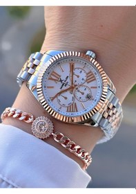 Resim Daniel Klein Çelik Kordon 30 Mt Suya Dayanıklı Kadın Kol Saati+bileklik Byn.10877.m5 Rose Gold 