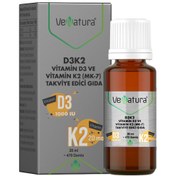 Resim Venatura Vitamin D3 K2 (20 mcg) Damla 20 ml 