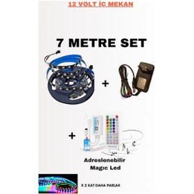 Resim 7 Mt. İç Mekan Ip30 Adreslenebilir Piksel Led Seti 