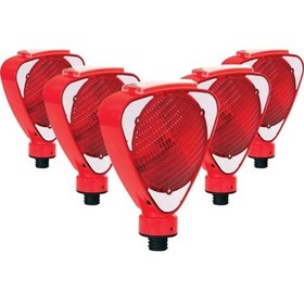 Resim İleri Trafik Solar Flaşörlü Ledli Lamba Kırmızı Set 5'li 534231104 