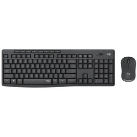 Resim Logıtech Mk295 Siyah, 920-009804, Kablosuz, Türkçe Q, Klavye Mouse Set Optik 