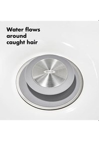 Resim Good Grips Lavabo Süzgeci - Paslanmaz Çelik Siyah 