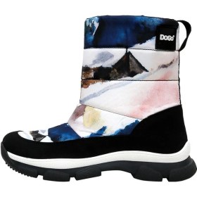 Resim Dogo Kadın Vegan Çok Renkli Kar Botu - Snow And Ink Tasarım 