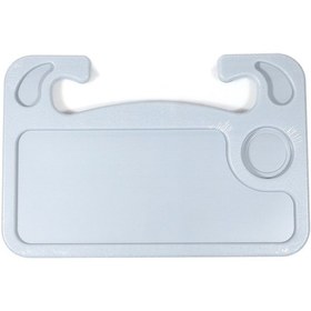 Resim Symbee Araç İçin Çok Fonksiyonlu Yemek/ofis Masası - Direksiyon & Koltuk Arkası Uyumlu, Açı-yükseklik Ayarlanabilir, Gri Abs Malzeme Gri 