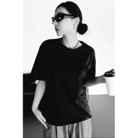 Resim Nemere Baskılı Oversize T-Shirt - Siyah 