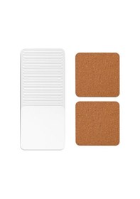 Resim 40 Adet Süblimasyon Kare Bardak Altlıkları, Karton Bardak Altlıkları 