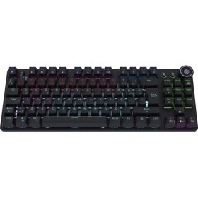 Resim Gamebooster Ryba Rainbow Red 60M Switch Triple Mode Siyah Mekanik Gaming Klavye 
