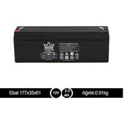 Resim Ortec 12v 2.3ah Akü Bakımsız Kuru Akü 