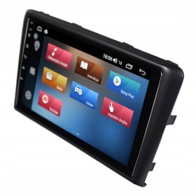 Resim Skoda Rapid Araç Multimedya Android Ekran Carplay Navigasyon Double Teyp 4+64 9" 13-18 Black Blueway 