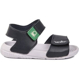 Resim United Colors Of Benetton Lacivert Cırtlı Kız Bebek Sandalet Bn-1252 B 