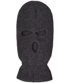 Resim Balaclava Kayak Maskesi Soyguncu Şapkası Koyu Gri Gri Diğer 
