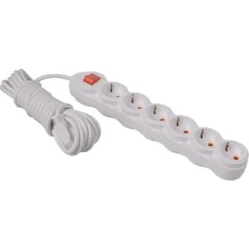 Resim 3 M Çocuk Korumalı Tuş Kapamalı Topraklı Anahtarlı Priz Beyaz 