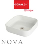 Resim GÜRAL VİT Nova Mobılya Ustu Lavabo (42X42) 