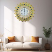 Resim 1 adet Altın Detaylı Zarif Duvar Saati - Oturma Odası, Yatak Odası veya Yemek Odası için Modern Minimalist Tasarım, Mekanik Hareket, Sessiz Çalışma, Otomatik Kapanma Özelliği, Metal Çerçeve, 1 AA Pil Dahil, Şık Ev Dekorasyonu Saati|Dekoratif Duvar Saati|Şık Metal Çerçeve, Duvar Saati Dekoru 
