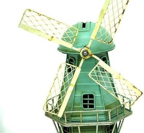 Resim Dekoratif Metal Yel değirmeni Kumbara C0301-1 