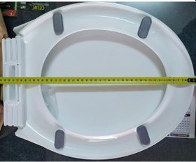 Resim Elitra Plus Amortisörlü Yavaş Kapanan Klozet Kapağı Sessiz Antibakteriyel Kapak Alttan Sıkmalı 