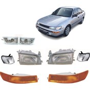 Resim Toyota Corolla Uyumlu Ae101 Kasa Ön Aydınlatma Seti 1993--1997 N11.848 