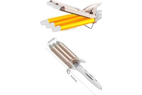 Resim Aylina Mey Ithalat® Wag Maşa Yeni Nesil Yüksek Isı Ayarlı Seramik Kaplama Saç Şekillendirici Doğal Bukle 