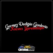 Resim OkyayWorks Geçmez Dediğin Günlerin Sticker - Beyaz 