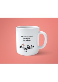 Resim Artık Parmak Uçlarında Yürümeyi Kes Bırak Uyansınlar Baskılı Kupa 