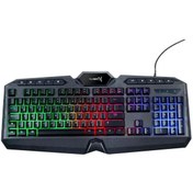 Resim TURBOX Tr-gk102 Usb Kablolu Gaming Standart Q Rainbow Aydınlatma Multimedia Klavye 